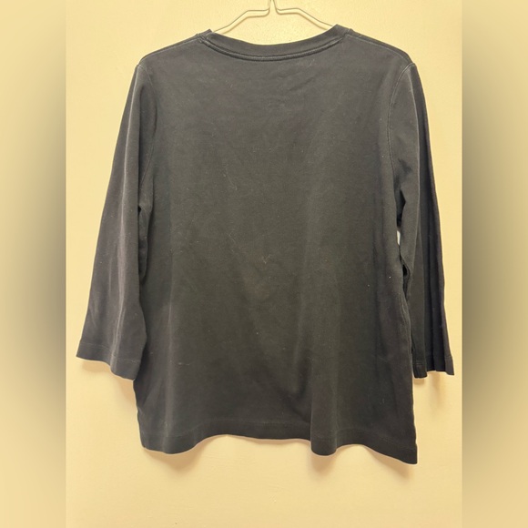 Kim Rogers Classic Black Knit Top - Picture 3 of 3